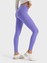 Millennia Wide Waistband Sports Leggings Periwinkle Woman Leggings