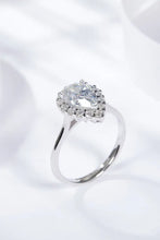 1.5 Carat Moissanite Teardrop Ring Rings