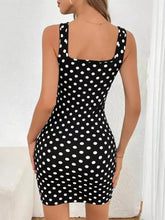Contrast Polka Dot Mini Cami Dress Casual Dresses