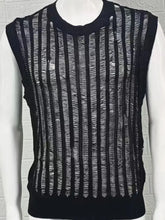 Men's Round Neck Hollow Out Sleeveless Top Tanks & Camis