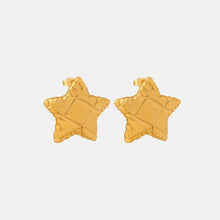 Titanium Steel Star Stud Earrings Earrings