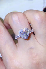1 Carat Moissanite Heart Ring White Rings