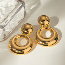 18K Gold-Plated Cutout Earrings Earrings
