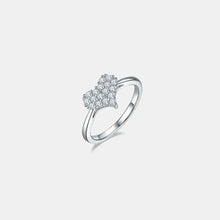 Moissanite 925 Sterling Silver Heart Ring Rings