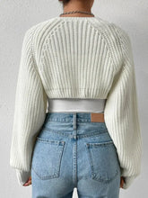 Honey Open Front Long Sleeve Cropped Cardigan Woman Outerwear
