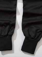 Men's Plus Size Casual Cargo Joggers with Elastic Cuffs Woman Sweatpants