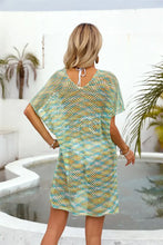Colorful Crocheted Beach Cover Up for Women Swimwear Cover-Ups