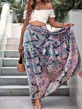 Colorful Paisley Bohemian Maxi Skirt for Women Woman Skirts