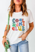 COOL MOMS CLUB Round Neck Short Sleeve T-Shirt Woman T Shirts