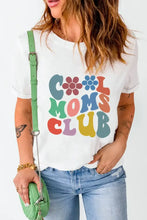 COOL MOMS CLUB Round Neck Short Sleeve T-Shirt Woman T Shirts