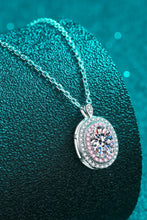 Adored 925 Sterling Silver Rhodium-Plated 1 Carat Moissanite Pendant Necklace Necklaces