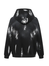 Men's Gothic Spider Web Graffiti Print Hoodie Mens Tops