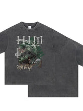 Men's Graphic Round Neck Half Sleeve T-Shirt Mens Tops