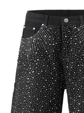Men's Rhinestone Shorts with Pockets Mens Bottoms