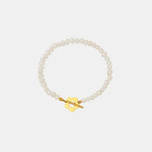Titanium Steel Pearl Flower Bracelet Bracelets