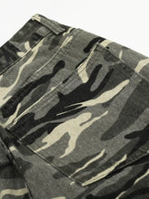Men's Camouflage Cargo Wide Leg Pants Woman Sweatpants