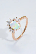 Best Of Me 925 Sterling Silver Opal Ring Rose Gold Rings
