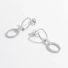 Zircon 925 Sterling Silver Dangle Earrings Earrings