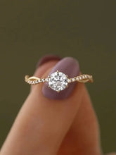 925 Sterling Silver Inlaid Zircon Ring Rings