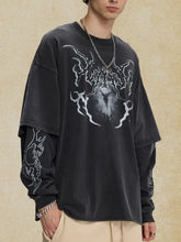 Men's Round Neck Graphic T-Shirt Mens Tops