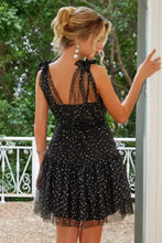 Tied Scoop Neck Mini Cami Dress Cocktail Dress