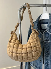 Bubble Texture Ruched Strap Quilted Shoulder Bag Shoulder Bags