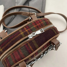 Plaid Print Crossbody Bag Handbags