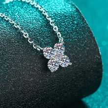 1.26 Carat Moissanite 925 Sterling Silver Geometric Shape Pendant Necklace Necklaces