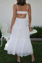 Cutout Square Neck Midi Cami Dress Casual Dresses