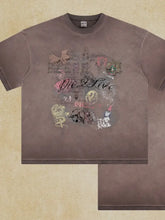 Men's Graphic Round Neck Half Sleeve T-Shirt Mens Tops