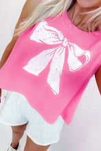 Bow Print Boxy Fit Tank Top Tanks & Camis