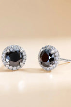 Two-Tone 4-Prong Moissanite Stud Earrings Earrings