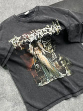 Men's Graphic Round Neck Half Sleeve T-Shirt Black Mens Tops