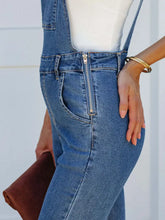 Raw Hem Denim Overall Denim Overalls