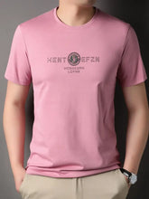 Men's Plus Size Classic Short Sleeve T-Shirt Dusty Pink Mens Tops