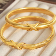 Titanium Steel Spring Shape Bracelet Bracelets