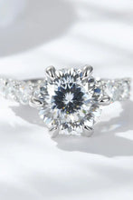 5 Carat Moissanite Side Stone Ring Rings