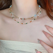 Alloy Pearl Beaded Necklace Multicolor One Size Fashion Jewelry