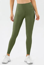 High Waist Skinny Active Pants Matcha Green Woman Leggings
