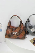 PU Leather Color Block Shoulder Bag Shoulder Bags