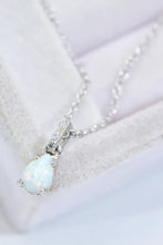Opal Pendant 925 Sterling Silver Chain-Link Necklace Necklaces