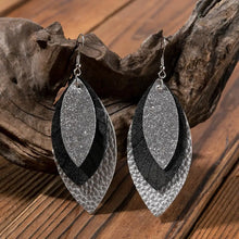 PU Leather Drop Earrings Earrings