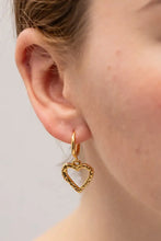 Heart Stainless Steel Drop Earrings Earrings
