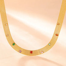 Titanium Steel Zircon Necklace Fashion Jewelry