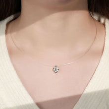 1 Carat Moissanite 925 Sterling Silver Necklace Silver One Size Fine Jewelry