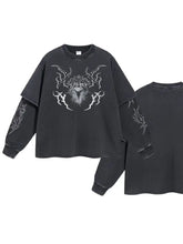 Men's Round Neck Graphic T-Shirt Mens Tops