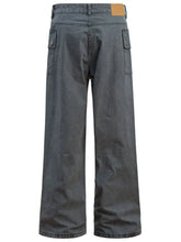 Men's Casual Cargo Wide Leg Pants with Multi-Pockets Woman Sweatpants