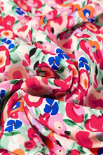 Floral Half Sleeve Deep V Neck Cutout Back Maxi Dress Woman Maxi Dress