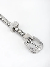 Rhinestone Metal Belt Belts