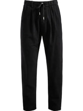 Men's Drawstring Straight Pants Black Woman Sweatpants
